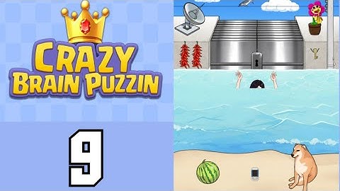 Crazy Brain Puzzle Level 9 Damsel in the Deep | Game Walkthrough