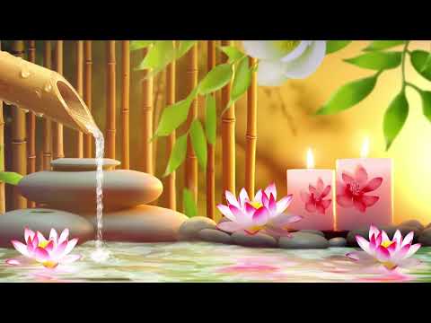 Relaxing Sleep Music with Bamboo Water Sounds 🌿 Deep Sleep, Meditation, Stress Relief, Nature So...