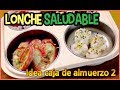 Lonche Idea de caja de almuerzo saludable y especial estilo coreano/gastronomia coreana/Panqueques