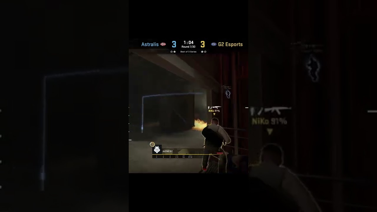 m0NESY Vertigo Yellow Wallbang (CS:GO Tricks)