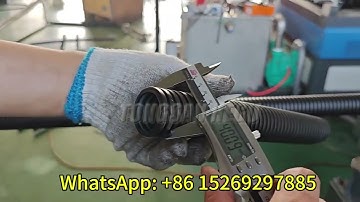 Inner Diameter 32mm Double Wall Corrugated Pipe Extruder/OD40-110mm DWC pipe extrusion line