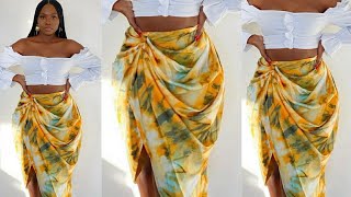 How to make stylish Draped skirt