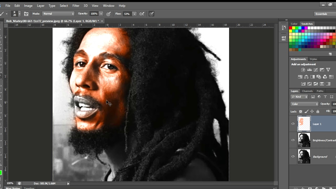 Black White Photo Change Color YouTube