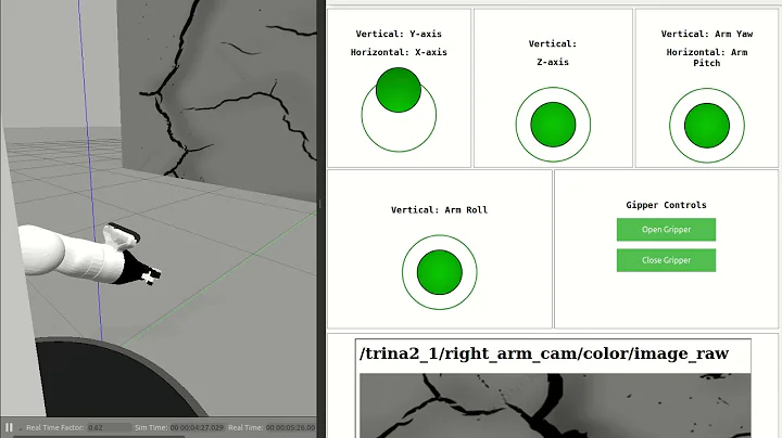 Human Robot Interaction Web GUI Demonstration
