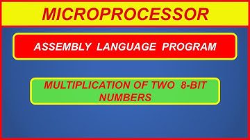MULTIPLICATION OF TWO 8-BIT NUMBERS USING 8085 MICROPROCESSOR