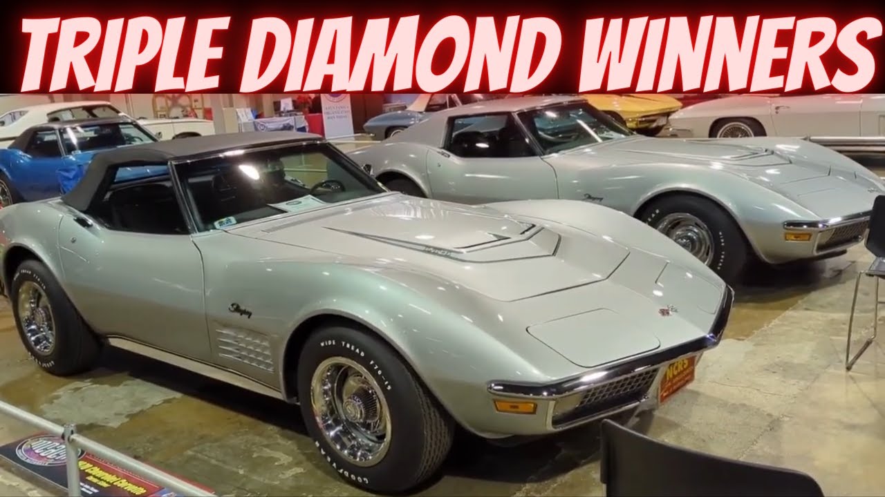 Triple Diamond Winner. Corvettes Everywhere 2022 MCACN. Muscle Car and
