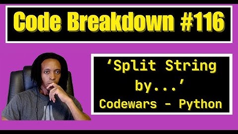 Code Breakdown #116 - Split String by Multiple Delimiters - Python - Codewars