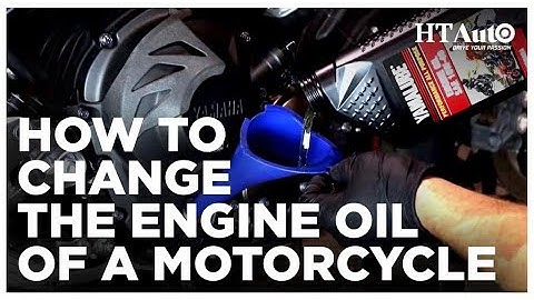 How to Change the Engine Oil of a Motorcycle | All Things Auto | HT Auto