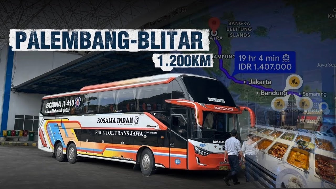 Pelayanan Terbaik di Jalurnya⁉️ ROSALIA INDAH PALEMBANG - BLITAR❗️