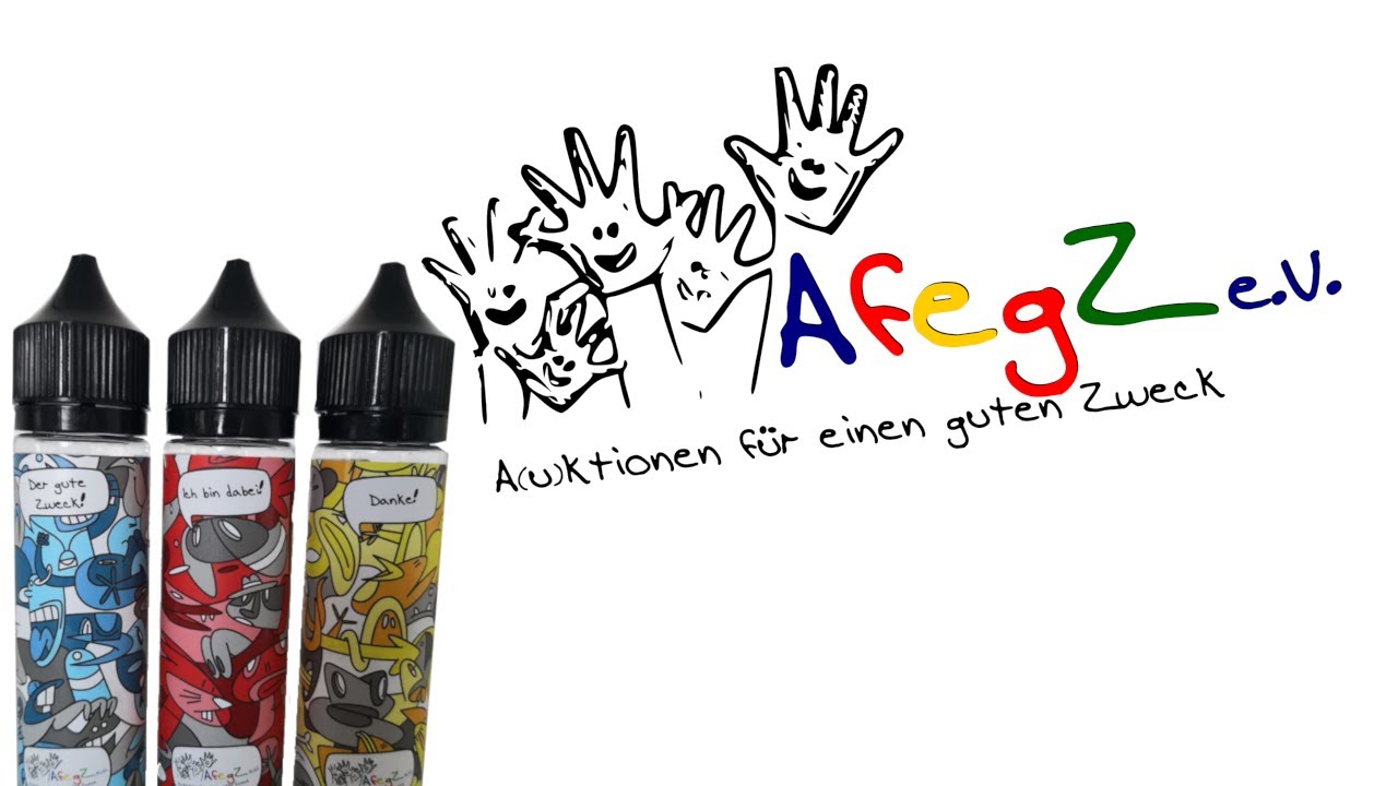 AfegZ Liquids by Vapestreet | A(u)ktion für einen guten Zweck