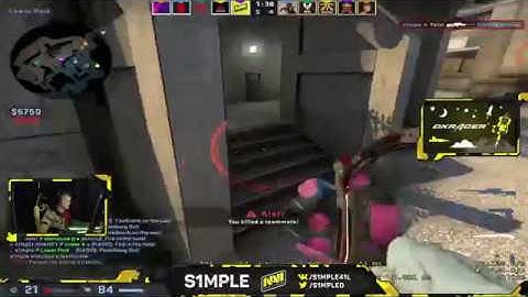 s1mple awp flicks his teammate