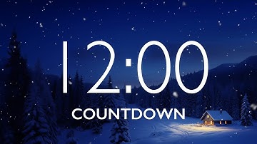 12 Minute Timer with Relaxing Music and Alarm 🎵⏰