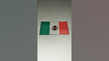 Mexico flag drawing using CNC plotter #art #cncplotter #mexico #best