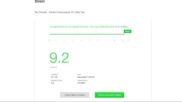 Adobe Dreamweaver CC Skills Test Fiverr
