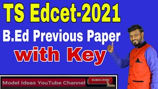 B.Ed Paper 2021, B.Ed Model Paper |TS Edcet Notification| |B.Ed Notification| |B.Ed Syllabus| screenshot 4