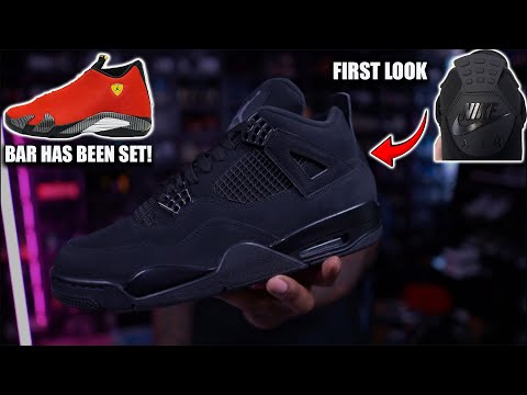 HOW THE FERRARI 14s MESSED UP EVERYTHING! JORDAN 4 BLACK CAT 2025 FIRST LOOK