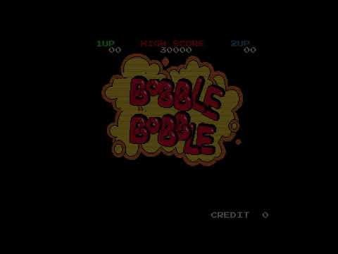 Bobble Bobble - Attract Mode (PCB capture)
