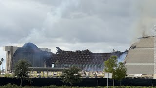 Tustin Hangar Fire • Tuesday Morning