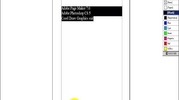 pagemaker tutorial in hindi 16 Final work  Page Maker Bullets and Numbering