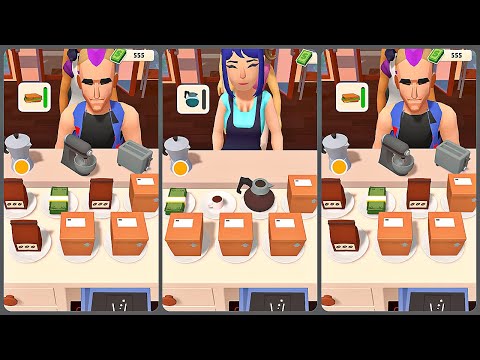 Merge Cafe (Gameplay Android)