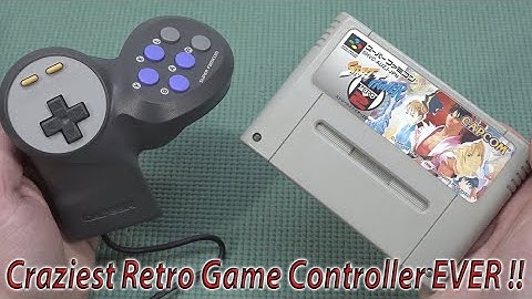 Craziest Retro Game Controller Ever Owned ... It Is Awesome !