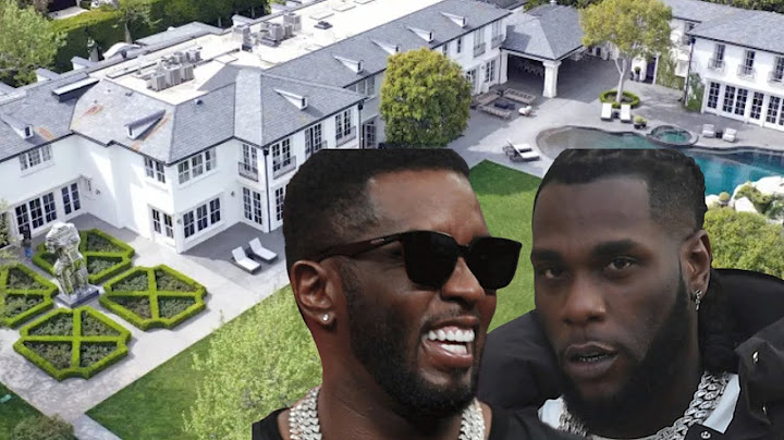 VIDEO: P DIDDY ALIVYOMKARIBISHA BURNA BOY NYUMBANI KWAKE MAREKANI, WANIGERIA WAMUANDAMA