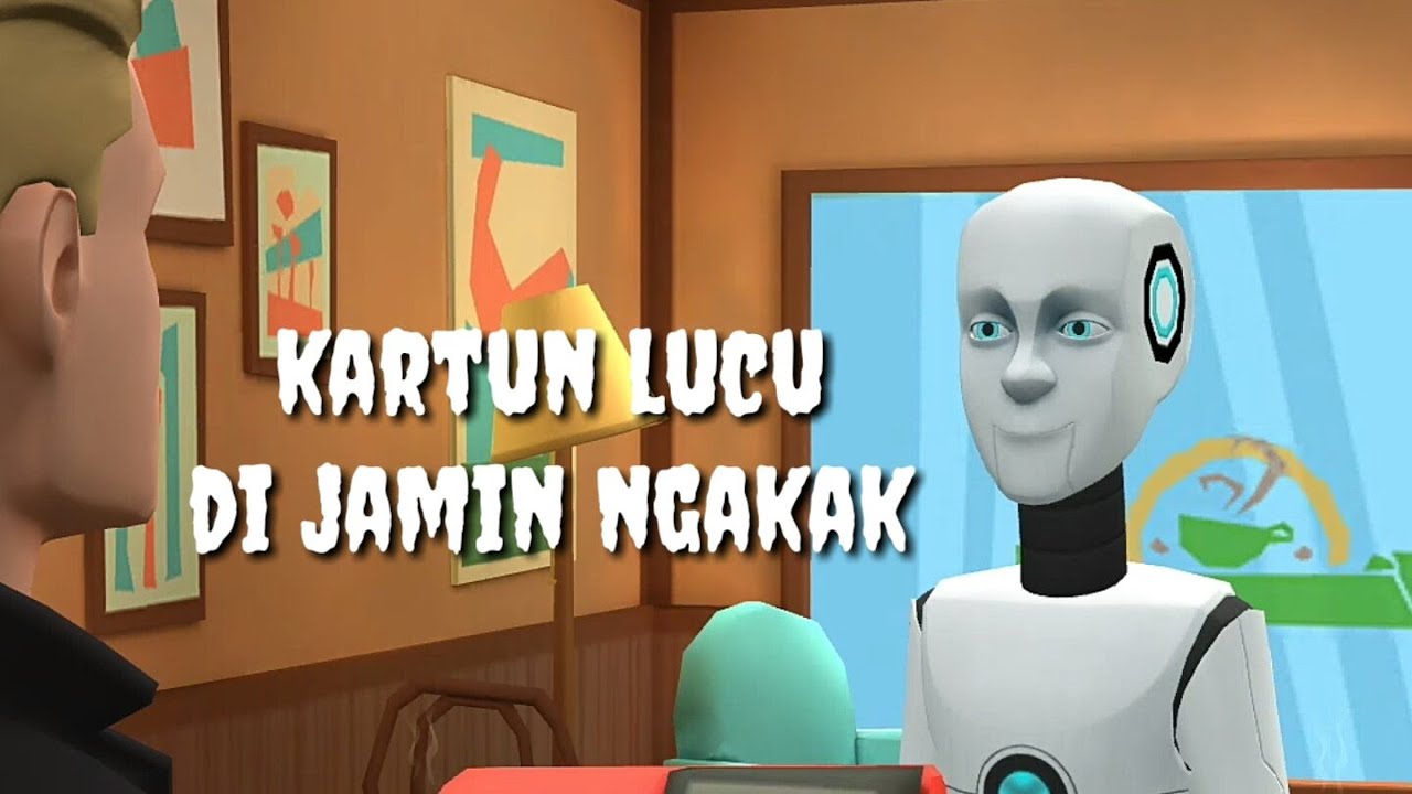 Kartun Lucu Robot Dan Penjual Tapai YouTube