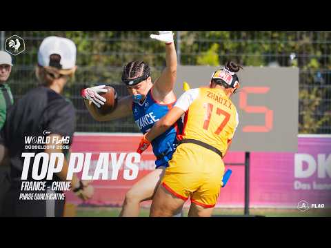 IFAF World Flag 2026 | Women : France - Chine | Top plays