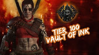 Vault of Ink: Tier 100 Nightmare Dungeon (HoTa Barb) - Diablo 4