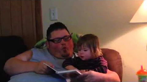 Elie & Daddy reading