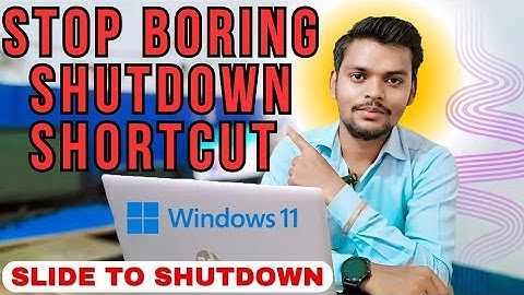 "Slide to Shutdown Your PC | Hidden Windows Trick | Windows 10/11 Shutdown Shortcut"