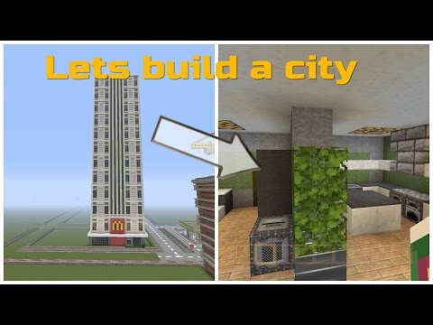 Lets build a city |Minecraft | Apartment Interior (E3)