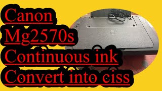 CANON MG2570s | CONTINUOUS INK | ERROR CODE 6000 Fix
