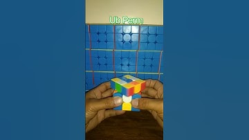 Ub Perm Pll algorithm in 3x3 Rubik