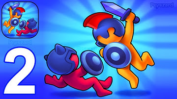 Gladiator Way - Gameplay Walkthrough Part 2 Stickman Gladiator Army Fight (iOS, Android)