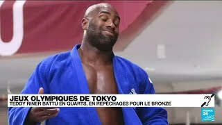 Tokyo 2020 : Teddy Riner battu en quarts de final • FRANCE 24