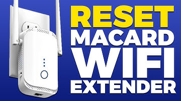 How To Reset Macard WiFi Extender