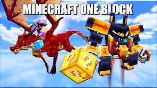 MINECRAFT ONE BLOCK Tapi AKU BISA DAPETIN KEHOKIAN YANG OVERPOWER !!