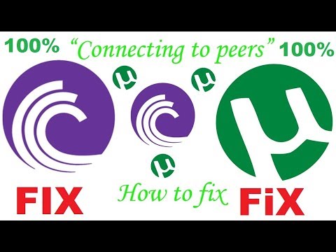 bittorrent stuck at connecting to peers Utorrent stuck at connecting to peers fix