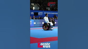 Vicente Yanguéz Santalla: Para Karate Power in Action at EKF 2024 #karate #ekf #parakarate #zadar