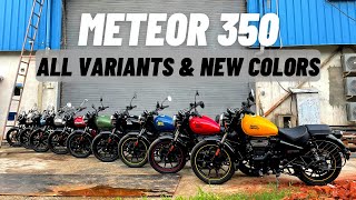 2022 Royal Enfield Meteor 350 | All Variants | New Colors | Customized Colors !!