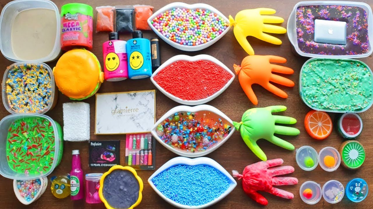 Slime Smoothie Mixing Slime and Stuff - Izabela Stress Satisfying