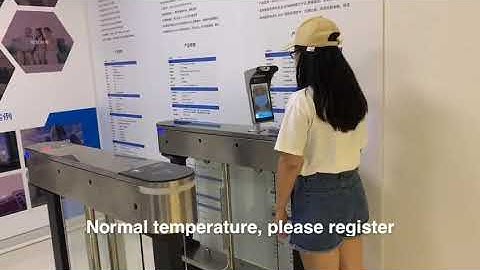 8-inch face recognition, temperature measurement and access control integrated machine D721