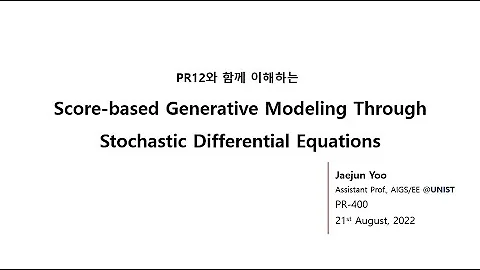 PR-400: Score-based Generative Modeling Through Stochastic Differential Equations