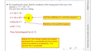Mock Set 2 - Higher Paper 2 - 2017 - Question 19