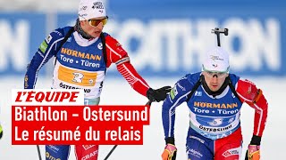 Le résumé du relais d'Östersund - Biathlon - CM (H)