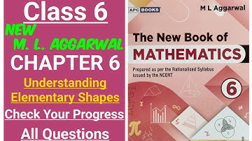 New ml aggarwal class 6 maths chapter 6 (Understanding Elementary Shapes) Check Your Progress