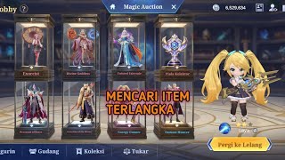 magic chess auction menjadi top global dan mencari figure merah mythical terlangka