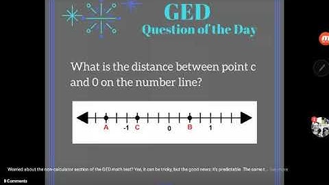 GED Math: Distance Between a Point and Zero on the Number Line