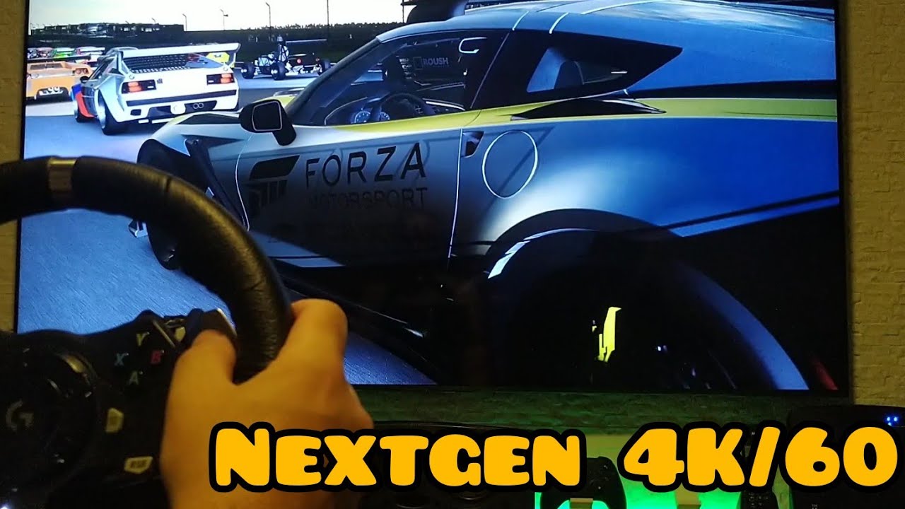 Forza 7 safety car at night race